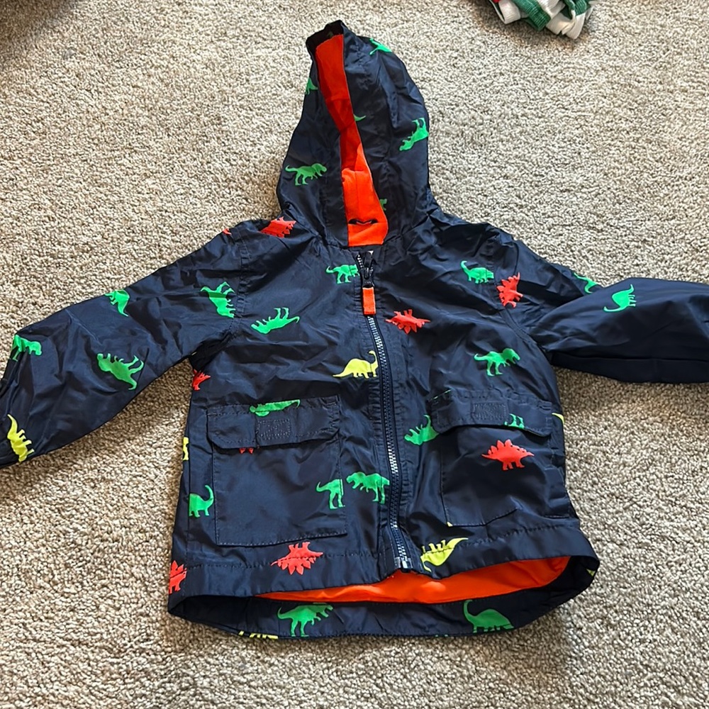 Dinosaur Rain Jacket perfect for the rainy season, 24 mths